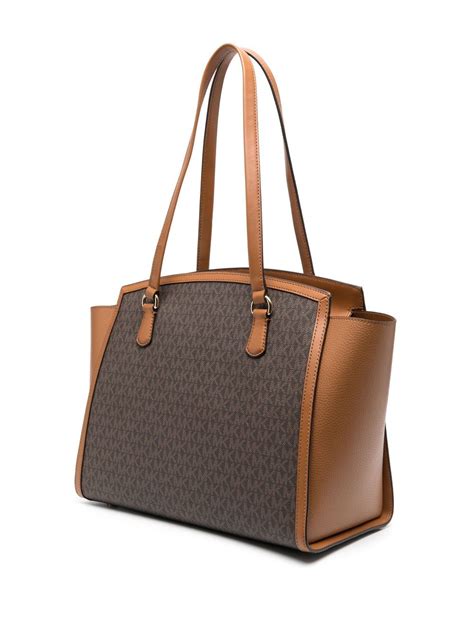 michael kors chantal handbag|Chantal Large Logo Tote Bag .